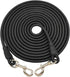 Tie Out Rope Dog Leash, 8-10-13-15-20-25-30-35-40-45-50FT Heavy Duty Nylon Check Cord for Medium Large Dogs Indoor/Outdoor Playing Camping Backyar...