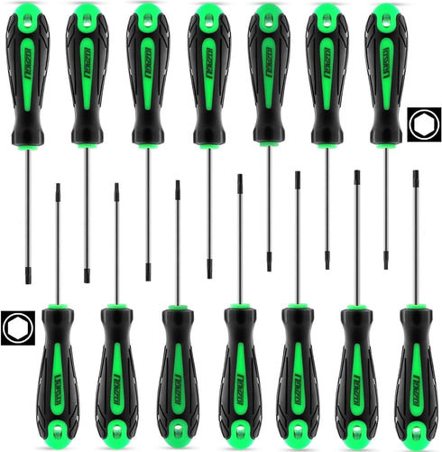 14pcs Mini Hex Screwdriver Set, Metric(0.9mm-3mm) SAE(0.035"-1/8) Hex Allen Wrench Screwdriver Set, Perfect for RC Cars, Quadcopters and Helicopte...