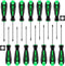 14pcs Mini Hex Screwdriver Set, Metric(0.9mm-3mm) SAE(0.035"-1/8) Hex Allen Wrench Screwdriver Set, Perfect for RC Cars, Quadcopters and Helicopte...