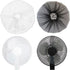 2 Pack 16" Fan Cover,Washable Pedestal Fan Dustproof Cover,Protect Kid Children Baby Finger Net Fan Mesh Cover,Summer Home Fan Safety Dust Cover,P...