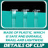 Blulu 3 Inch Valance Clips Window Blind Hidden Clip Clear Plastic Retainer Latent for Horizontal Blind(30 Pieces)...