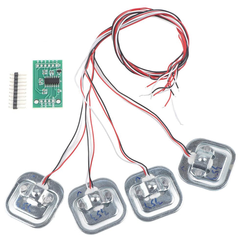 20kg Load Cell, Pressure Sensor 5kg Load Cell and Hx711 Electronic Components Hx711 Load Cell Load Cell Hx711 Used to Measure Force Pressure Displ...