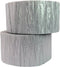Metallic Silver Crepe Paper Streamers 2 Rolls Made in USA...