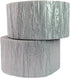 Metallic Silver Crepe Paper Streamers 2 Rolls Made in USA...