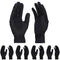 5 Pairs Archival Photo Gloves, Black Medium Work Gloves For Handling Art Working Photography Men & Womens Cloth Gloves Liners Bulk for Handling Je...