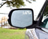 3 x Lets Go Rearview Mirror Decal, Rear View Mirror Accessories, Car Decals, Car Stickers, Vanity Mirror Stickers, Gift for Him/Her - White...