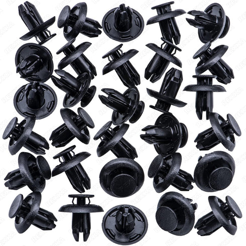 Rexka 30pcs Fender Liner Splash Shield Bumper Cover Clip Fastener Rivet for B45A-56-146A Mazda 3, 5, 6, CX-3, CX-5, CX-9 & MX-5 Miata Toyota Scion...