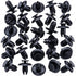 Rexka 30pcs Fender Liner Splash Shield Bumper Cover Clip Fastener Rivet for B45A-56-146A Mazda 3, 5, 6, CX-3, CX-5, CX-9 & MX-5 Miata Toyota Scion...