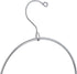 Organize It All Belt/Scarf Ring Hanger, Closet Storage, Rubber Coated Opening, Free Spinning, Metallic and Black...