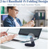 Handheld Mini Fan with USB Rechargeable 2000mAh Battery, Portable Hand Held Lash Fan for Makeup, Pocket Fan with 13 Woking Hours, Small Foldable F...