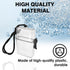 Waterproof ID Card Badge Holder Case - Floating Sports Case with Hanging Ring and Rope - Money and Key Holder - Small Waterproof Case for Swimming...