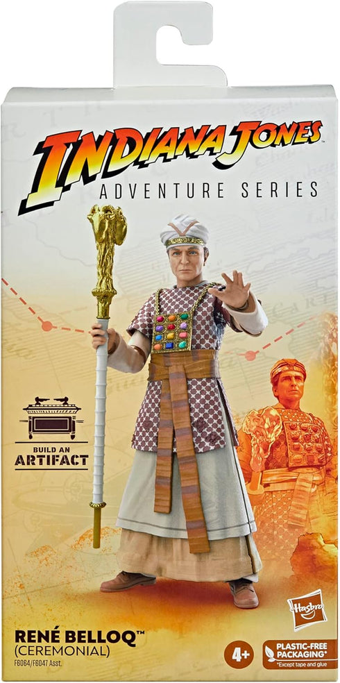Indiana Jones Hasbro and The Raiders of The Lost Ark Adventure Series René Belloq (Ceremonial) Toy,6-Inch Action Figures,4 and Up...