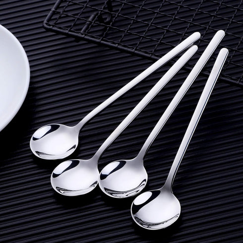 Stainless Steel 18/10 Demitass Espresso Teaspoons, Set of 8, Silver Espresso Spoons...