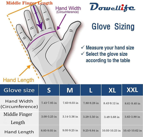 Dowellife Level 9 Cut Resistant Glove Food Grade, Stainless Steel Mesh Metal Glove Knife Cutting Glove for Butcher Meat Cutting Oyster Shucking Ki...