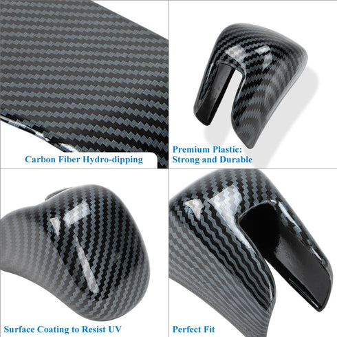 Gear Shift Knob Cover Compatible with 2022-2024 Honda Civic 11th Gen Interior Trim...