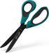 Ashton and Wright - Titanium HD - Heavy Duty Scissors for Office, Home, Kitchen and Craft - 210mm / 8” - Titanium Coated Blades (Teal, Right Hande...