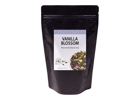 Vanilla Blossom, Loose Leaf Flavored Black Tea - Caffeinated | bulk 8oz, 80-100 cups | The Spice Hut, First Sip of Tea...