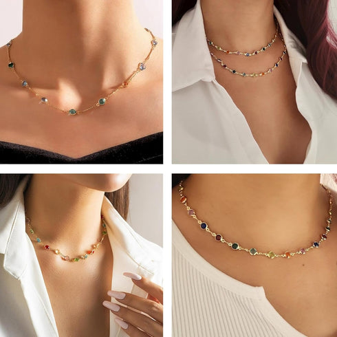 Kyutong 5 Meters Gold Chain for Jewelry Making Flower Shape Bead Chain Links with Jump Rings Lobster Clasps Necklace Chains Bulk for Jewelry Craft...