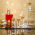 Yungyan 50 Pieces Small Mini Glass Bottles Jars with Cork Stoppers Set, Tiny Cork Glass Bottles with Eye Screws and Small Funnel for Decoration, A...