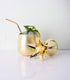 Viski Gold Pineapple Tumbler with Lid for Mai Tais, Tiki Drinks, and Craft Cocktails, Tumbler Cup, Stainless Steel with Gold Plating, 16 Oz Set of...