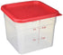 Cambro 6SFSPP190 CamSquare Storage Container, Translucent, 6 qt With Lid...