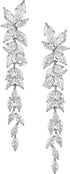 SWEETV Marquise Cubic Zirconia Wedding Earrings for Women Brides, Crystal Chandelier Bridal Drop Earrings for Prom Pageant...