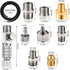 10 Pieces Airbrush Hose 6ft Nylon Braided Hose with Quick Release Disconnect Coupler, Airbrush kit for Air Compressor and Adapter...