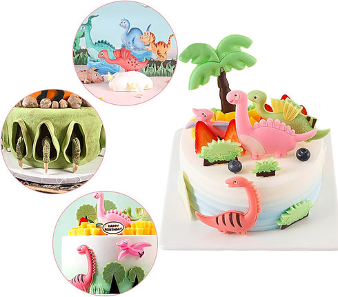 Dinosaur Fondant Silicone Chocolate Molds (7Pcs), Kid's Cartoon Dino Claws Clay Mold for cake decorating, sugar crafts. Dinosaur Theme Party Chris...