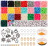 DoreenBow Letter Beads Acrylic Alphabet Number Beads,5162PCS Jewelry Making Supplies DIY Crafts,with 3 Roll Elastic String Cord for Jewelry Making...
