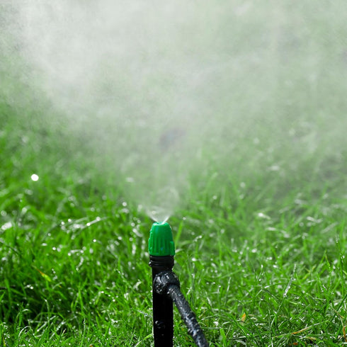 30PCS Drip Irrigation Misting Drippers with Lock Barbed for 1/4" Irrigation Tubing Leak-proof Adjustable Drip Irrigation Spray Emitters 6" Sturdy ...
