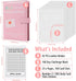 100 Envelopes Money Saving Challenge Binder - A5 Budget Binder with Cash Envelopes - $5,050 Saving Challenge Planner Book (Pink)...