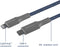 Cordinate USB-C to Lightning Cable, 6 Ft, Braided Cord, Fast Charge, Compatible with iPhone 13/12/11/Pro/Pro Max/Mini, iPad Pro, AirPod Pro, Sea B...