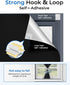 75"x57" Portable Blackout Curtains, Blinds for Windows with Hook & Loop Tapes, 100% Blackout Window Shades, Window Curtains Easy to Cut Fit for Be...
