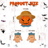 3 Pieces Halloween Fence Peeker Decoration Scary Peeper Halloween Outdoor Decoration Halloween Garden Yard Decor for Home Patio Holiday Party Lawn...