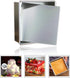 Anodized Aluminum Square Cheesecake Pan Chiffon Cake Mold Baking Mould with Removable Bottom 6 Inch x 6 inch x 3 inch...