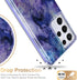 Esdot for Samsung Galaxy S21 Ultra Case,Military Grade Passing 21ft Drop Test,Rugged Cover with Fashionable Purple Opal Marble Designs for Women G...