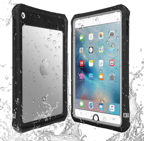 AICase IPad Mini 4/IPad Mini 5 Waterproof Case, High Touch Sensitivity ID IP68 360 Degree Shockproof Protective Cover with Kickstand...