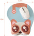 3D Kawaii Cat Mouse Pad Cute Computer Mouse Pads Gaming Mouse Mat Ergonomic Fun Mouse Pad with Gel Wrist Support Blue...