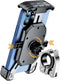 Kewig Motorcycle Phone Mount, Bike Phone Mount with Quick Install Handlebar Clamp, Scooter ATV Motorcycle Cell Phone Holder Cradle with Aluminum A...