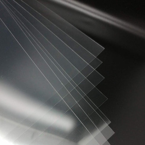BANLTRE 12 Pieces 6 mil Blank Template Material Stencils Mylar for Cutting Paper Clear Transparency Sheet 12 × 12 inch (12-6 mil)...