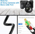Camera USB Cable for Sony Alpha a6000 a6300 a6400 a6500 a5100 a5000 A77II A7IIK,A99II,Cyber-Shot DSCHX200V,DSCHX400, DSC-RX10 etc,PC Computer Inte...