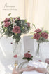 Floroom Artificial Flowers 25pcs Real Looking Dusty Rose Foam Fake Roses with Stems for DIY Wedding Bouquets Bridal Shower Centerpieces Floral Arr...