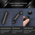 Aluminium Alloy Air-Tight EDC Accessory Case, Pill Fob Capsule Keychain, Long Waterproof Match Case Battery Holder, Smell Proof Container Sealed J...