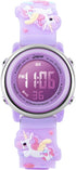 L LAVAREDO Kids Watches Girl Watches Ages 3-12 Sports Waterproof 3D Cute Cartoon Digital 7 Color Lights Wrist Watch for Kids...