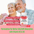 Sugar Free Calcium Gummies for Women Men, Calcium Magnesium Zinc with Vitamin D3 & K2, Calcium Magnesium Supplement for Bones Muscles and Joints, ...