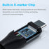 Fasgear USB C to USB C Cable, 6ft 10Gbps USB 3.1 Gen 2 Type C 100W Fast Charge 5A Power Delivery, 4K@60Hz Video Output, Compatible for Quest,MacBo...