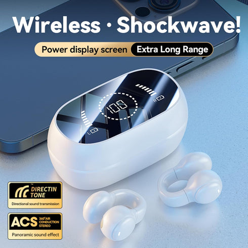 2024 Version True Wireless Bluetooth Earbuds with Charging Case Compatible with Apple & Android, Dual Connect, Built-in Microphone, Stereo Sound i...