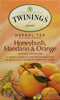 Twinings of London Honeybush, Mandarin & Orange Tea Bags, 20 ct, 1 Box, 1.41 oz (40g)...