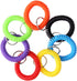 70Pcs Colorful Stretchy Keychain Bracelet Spiral Wristband Keychain for Outdoor, Gym...