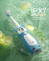 Sonic Rechargeable Kids Electric Toothbrush, 3 Modes with Memory, 35000 Strokes, IPX7 Waterproof,8 Soft Bristles Heads for Boys Girls Ages 3+ 4-7,...